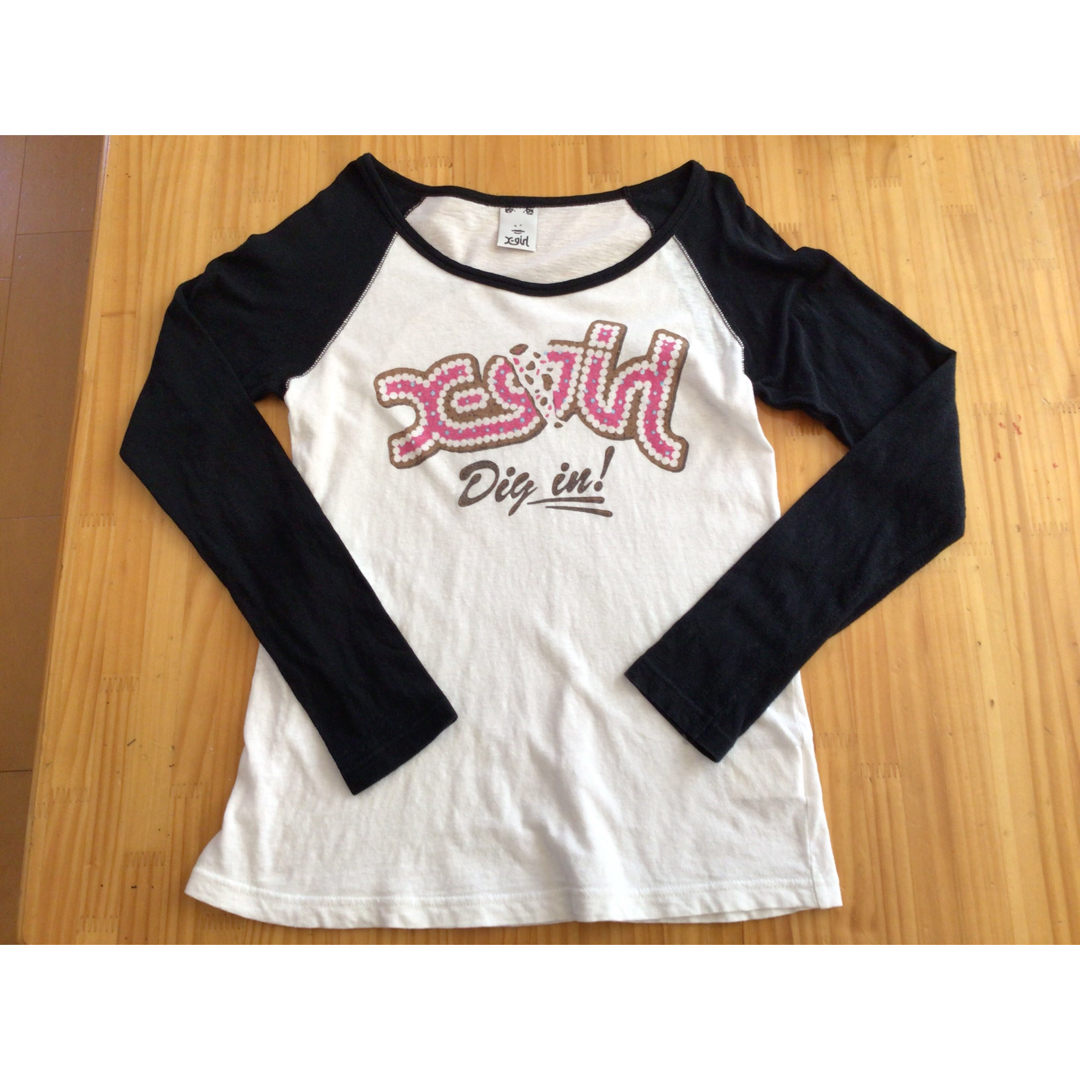 X-girl(エックスガール)のX-girl ロンT レディースのトップス(Tシャツ(長袖/七分))の商品写真