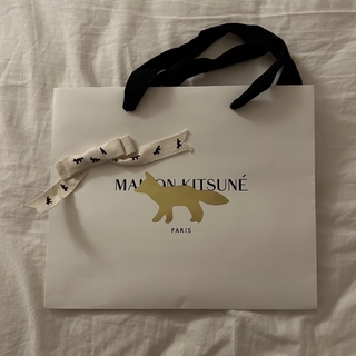 メゾンキツネ(MAISON KITSUNE')のMaison Kitsune メゾンキツネ ショッパー 袋 リボン(ショップ袋)