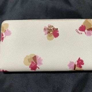 コーチ(COACH)の美品　COACH　コーチ　ラウンドファスナー 長財布　F53794(財布)