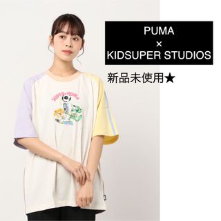 プーマ(PUMA)のPUMA x KIDSUPER STUDIOS コラボTシャツ(Tシャツ/カットソー(半袖/袖なし))