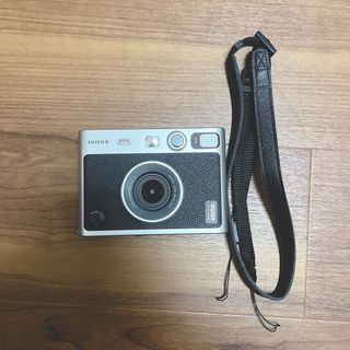 フジフイルム(富士フイルム)の正規品 フィルム10枚付き instax mini Evo Black 箱無し(フィルムカメラ)