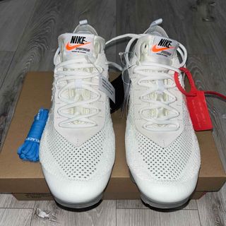 オフホワイト(OFF-WHITE)のOFF-WHITE × NIKE AIR VAPORMAX WHITE(スニーカー)