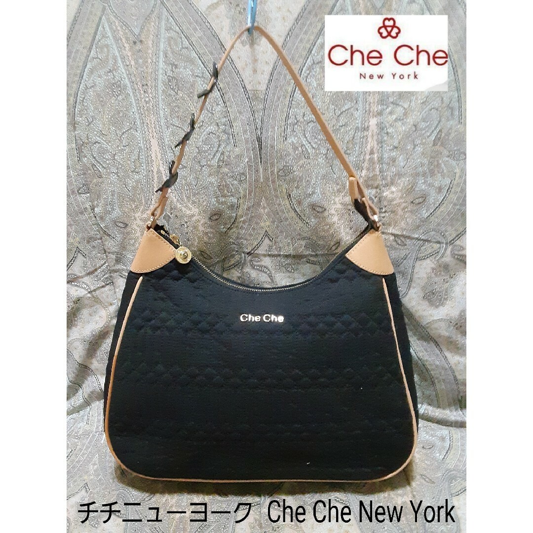 チチニューヨーク Che Che New York 本革コンビ/ハンドバッグ