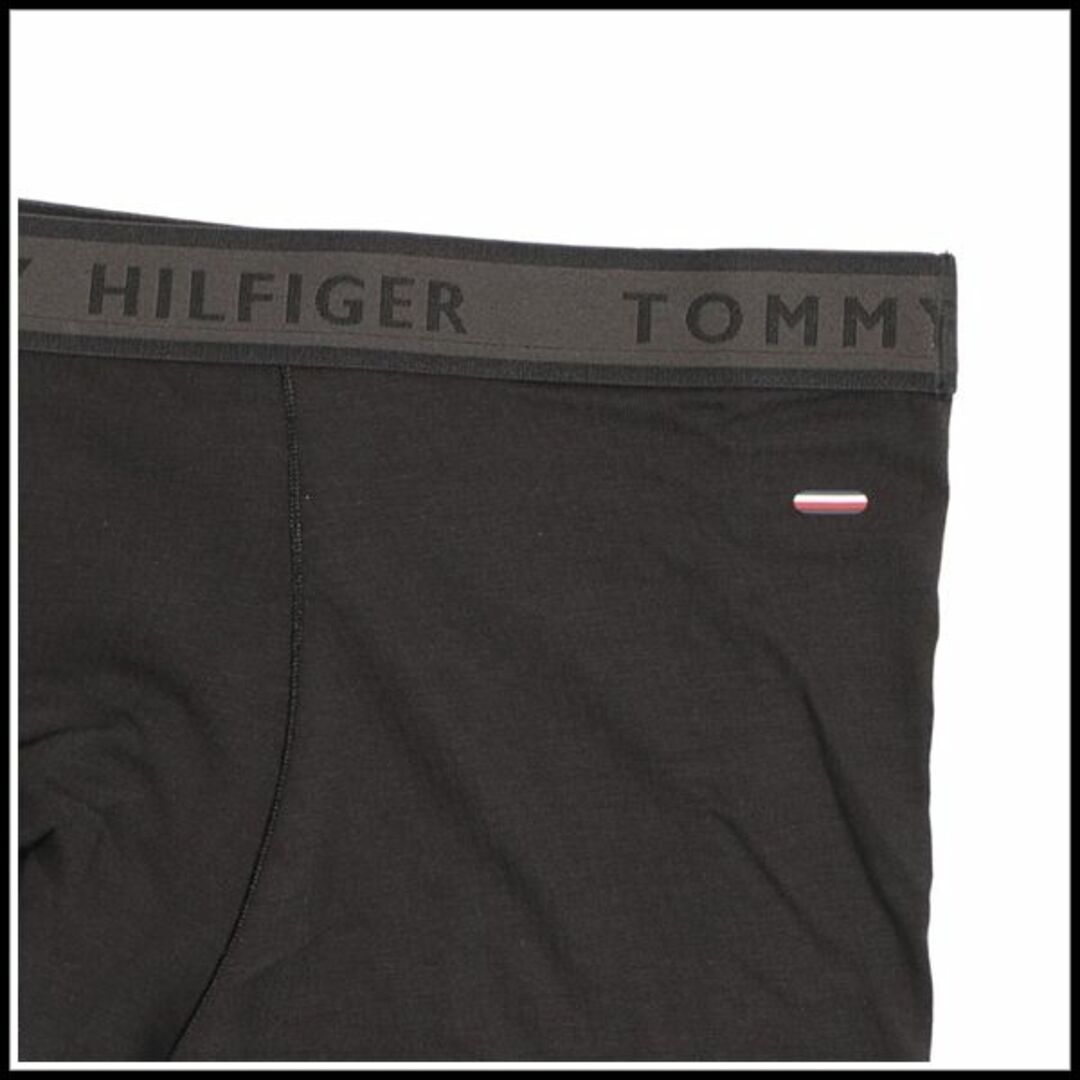 TOMMY HILFIGER(トミーヒルフィガー)のTOMMY HILFIGER トーナルロゴボクサー ブラック　Lサイズ メンズのアンダーウェア(ボクサーパンツ)の商品写真