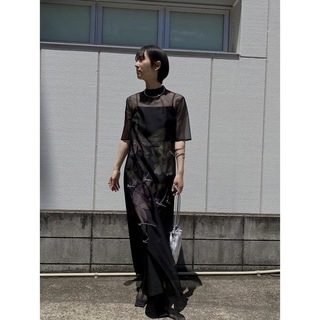 KEITAMARUYAMA × AMERI SHEERLAYERED DRESS