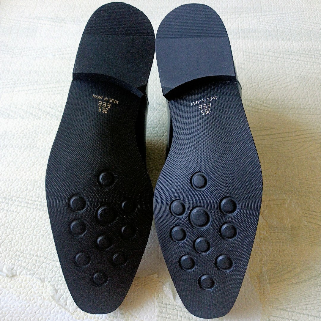 新品 北嶋製靴工業所 ストレートチップ  3E 内羽根 本革 国産 26.5cm