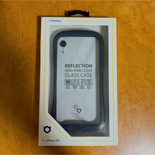 Hamee IFACECLEAR CASE iPhoneXRネイビー(モバイルケース/カバー)