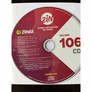 ズンバ(Zumba)のZUMBA 106 CD(スポーツ/フィットネス)