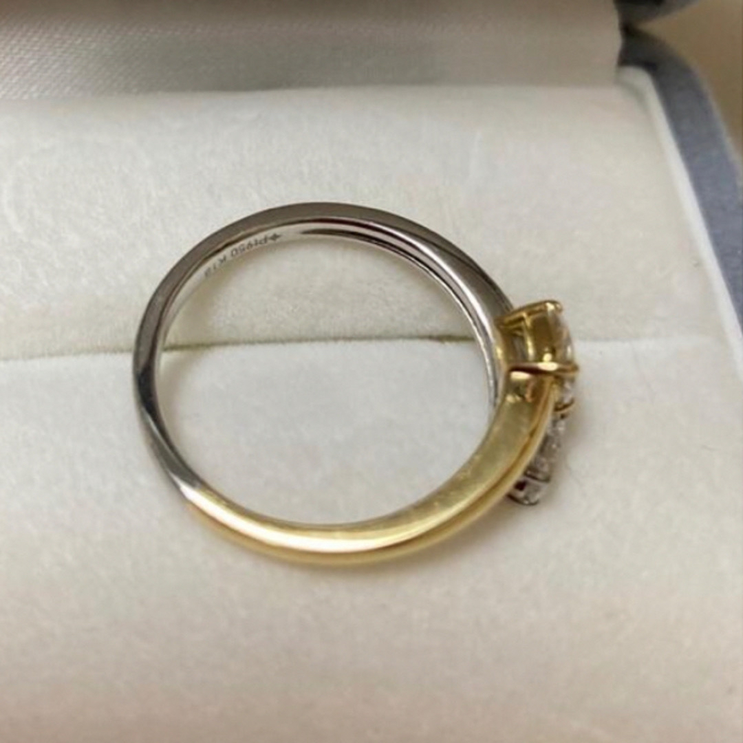 値下げ！GIA鑑　0.6ct以上　Dカラーダイヤモンドリング　Ｋ18 レディースのアクセサリー(リング(指輪))の商品写真