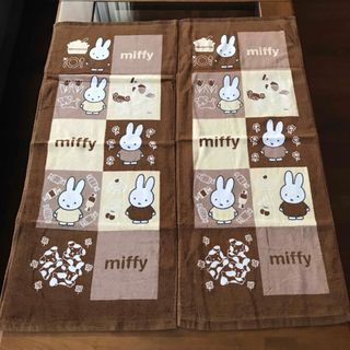 ミッフィー(miffy)のミッフィー　フェイスタオル　２枚セット(タオル)