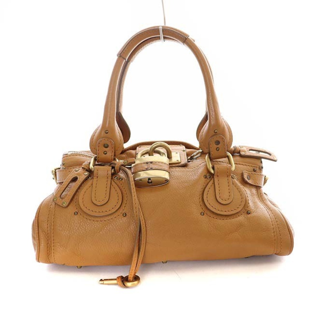 Chloe - クロエ CHLOE ハンドバッグ パディントン レザー カデナ 茶