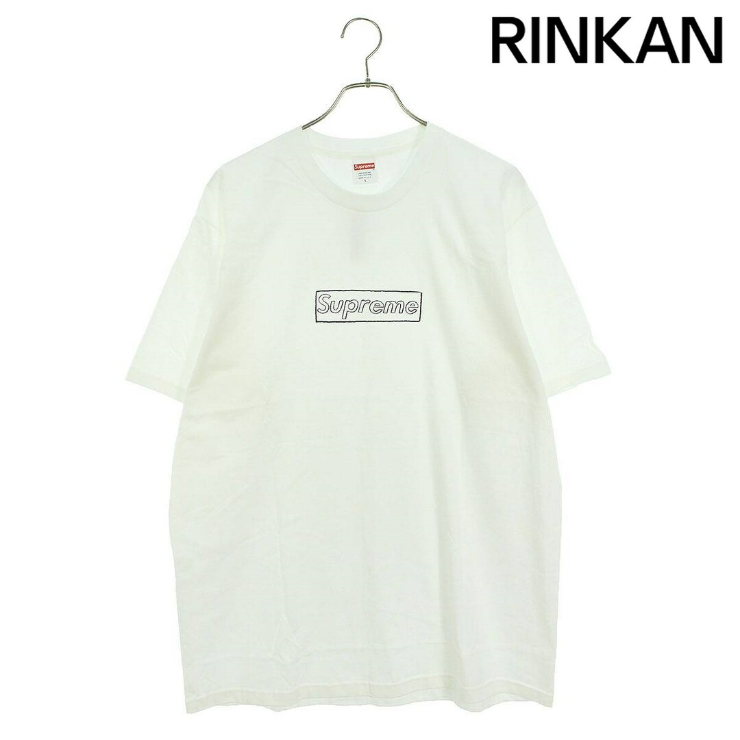 シュプリーム  21SS  KAWS Chalk Logo Tee カウズチョークボックスロゴTシャツ メンズ L