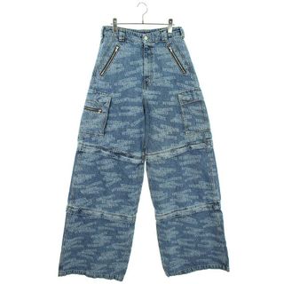 ヴェトモン(VETEMENTS)のヴェトモン  22AW  UA53PA550S Stamped logo big shape transformer jeans オーバーサイズロゴトランスフォーマーデニムパンツ メンズ S(デニム/ジーンズ)