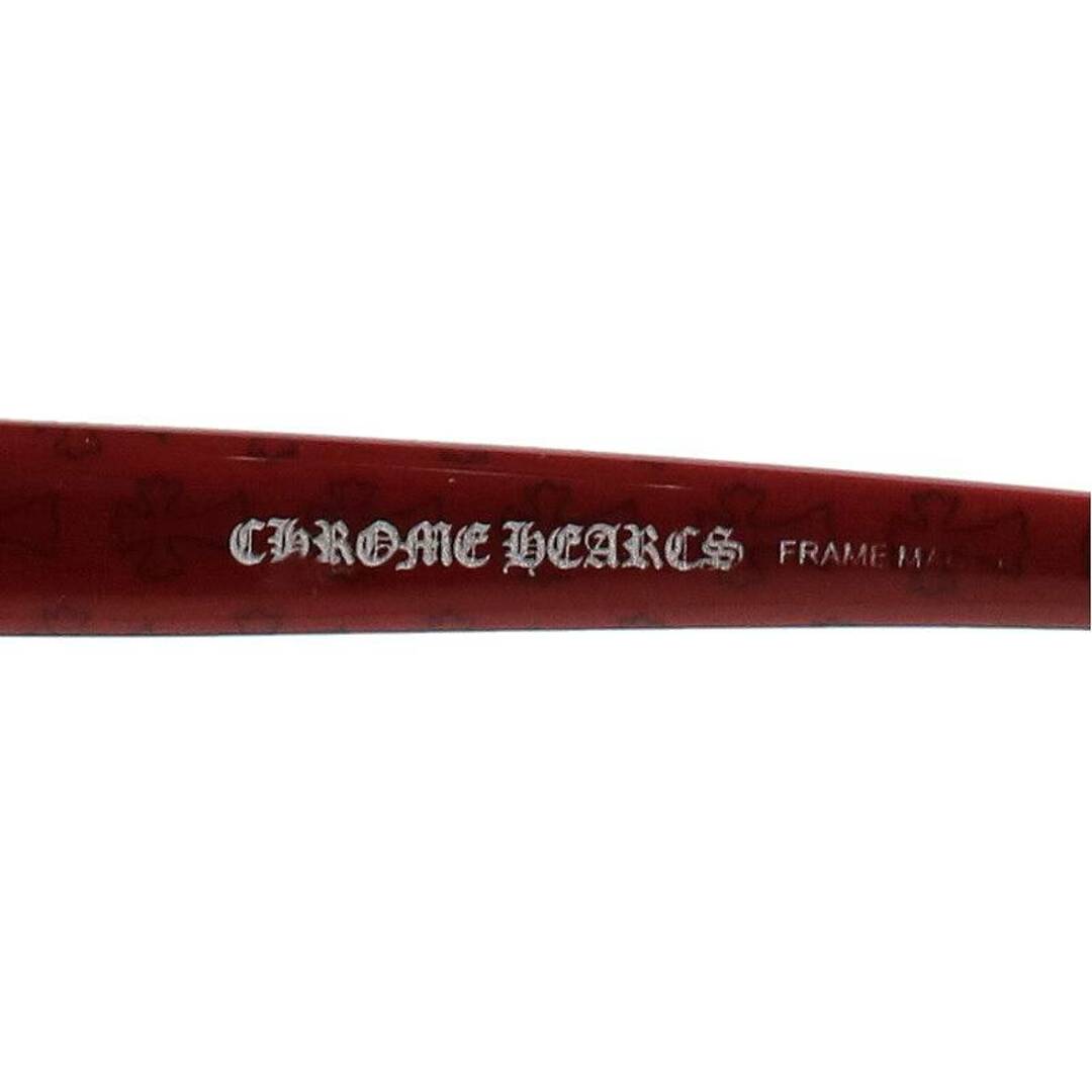 Chrome Hearts(クロムハーツ)のクロムハーツ  PENETRANUS CHクロステンプルスクエア型サングラス/眼鏡 メンズ 55□19 143 メンズのファッション小物(サングラス/メガネ)の商品写真