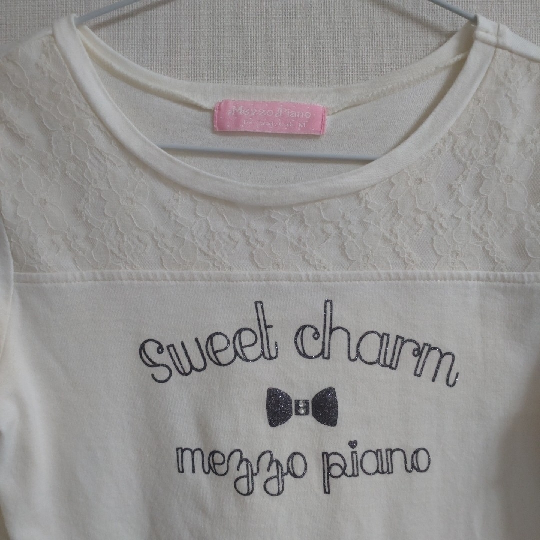 mezzo piano(メゾピアノ)のメゾピアノ　カットソー150 キッズ/ベビー/マタニティのキッズ服女の子用(90cm~)(Tシャツ/カットソー)の商品写真