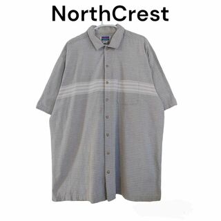 NorthCrest　古着　半袖シャツ　オーバーサイズ　重ね着(シャツ)