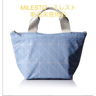 ミレスト(MILESTO)のMILESTO ホッピングマルシェ 2WAY COOLER BAG ブルー(トートバッグ)