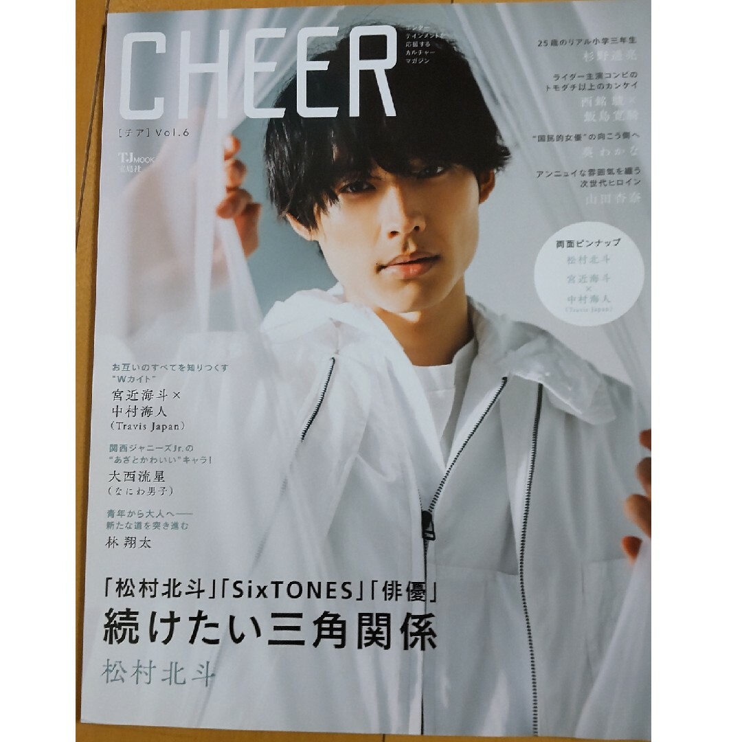 Johnny's(ジャニーズ)のＣＨＥＥＲ エンターテインメントを応援するカルチャーマガジン Ｖｏｌ．６ エンタメ/ホビーの本(アート/エンタメ)の商品写真