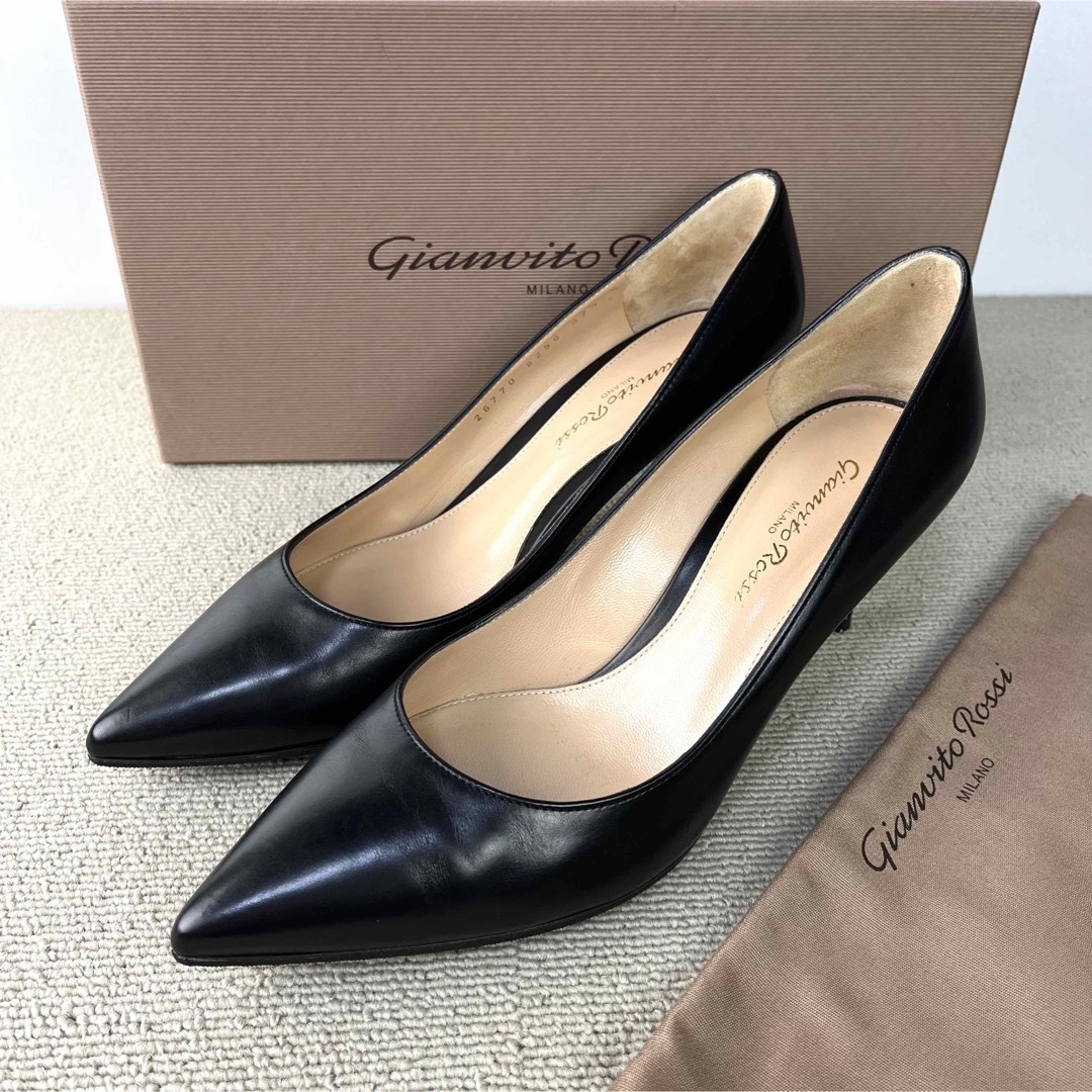 37.5 Gianvito Rossi プレーン パンプス 黒