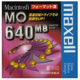 ⭐️MOディスク 640MB maxell マクセル 3.5インチ(PC周辺機器)