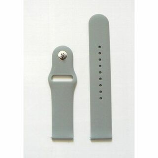 ラバー製腕時計ベルト/(ベージュ)カン幅22ミリ(その他)