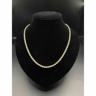 10k Yellow Gold Hollow Rope Chain(ネックレス)