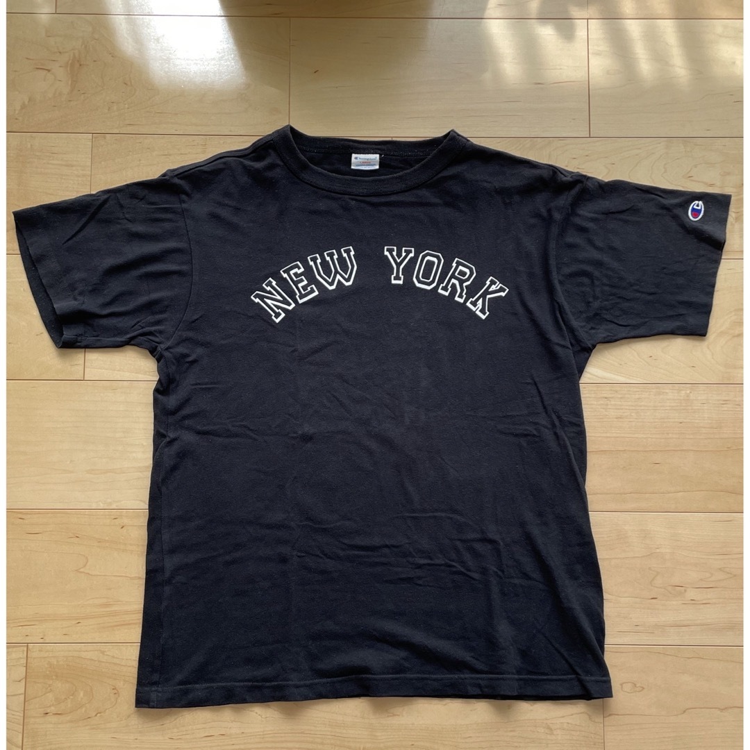 チャンピオン　Tシャツ　ニューヨーク　NEWYORK size L メンズのトップス(Tシャツ/カットソー(半袖/袖なし))の商品写真