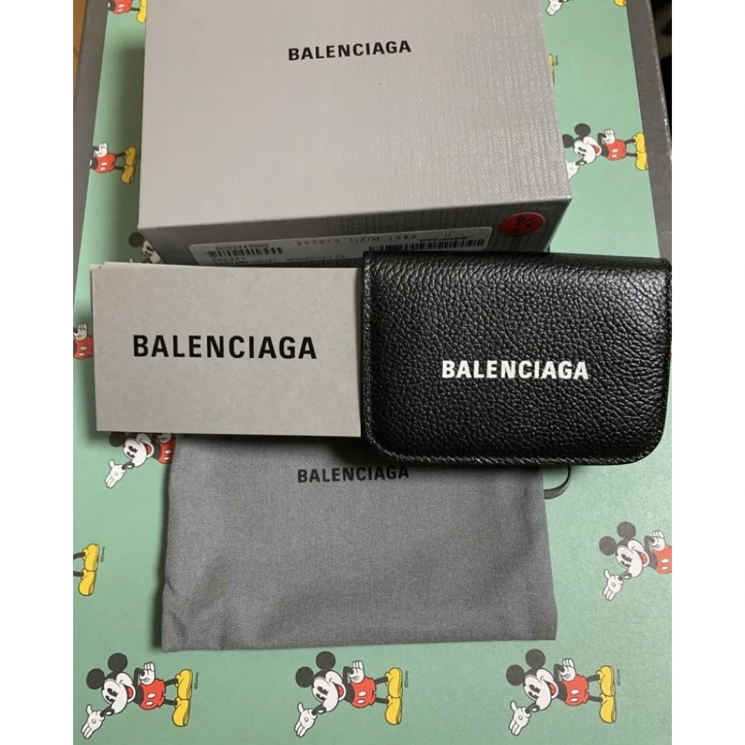 BALENCIAGA バレンシアガ 財布 三つ折り財布 レディース 花柄 箱付き