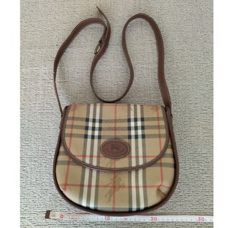 バーバリー(BURBERRY)の【希少】Burberry　ノバチェック柄ショルダーバッグ（外寸20×24×7）(ショルダーバッグ)