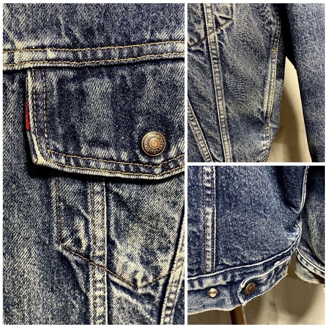 Levi's(リーバイス)の90s Levi's × Hudson's Bay Trucker Jacket メンズのジャケット/アウター(Gジャン/デニムジャケット)の商品写真