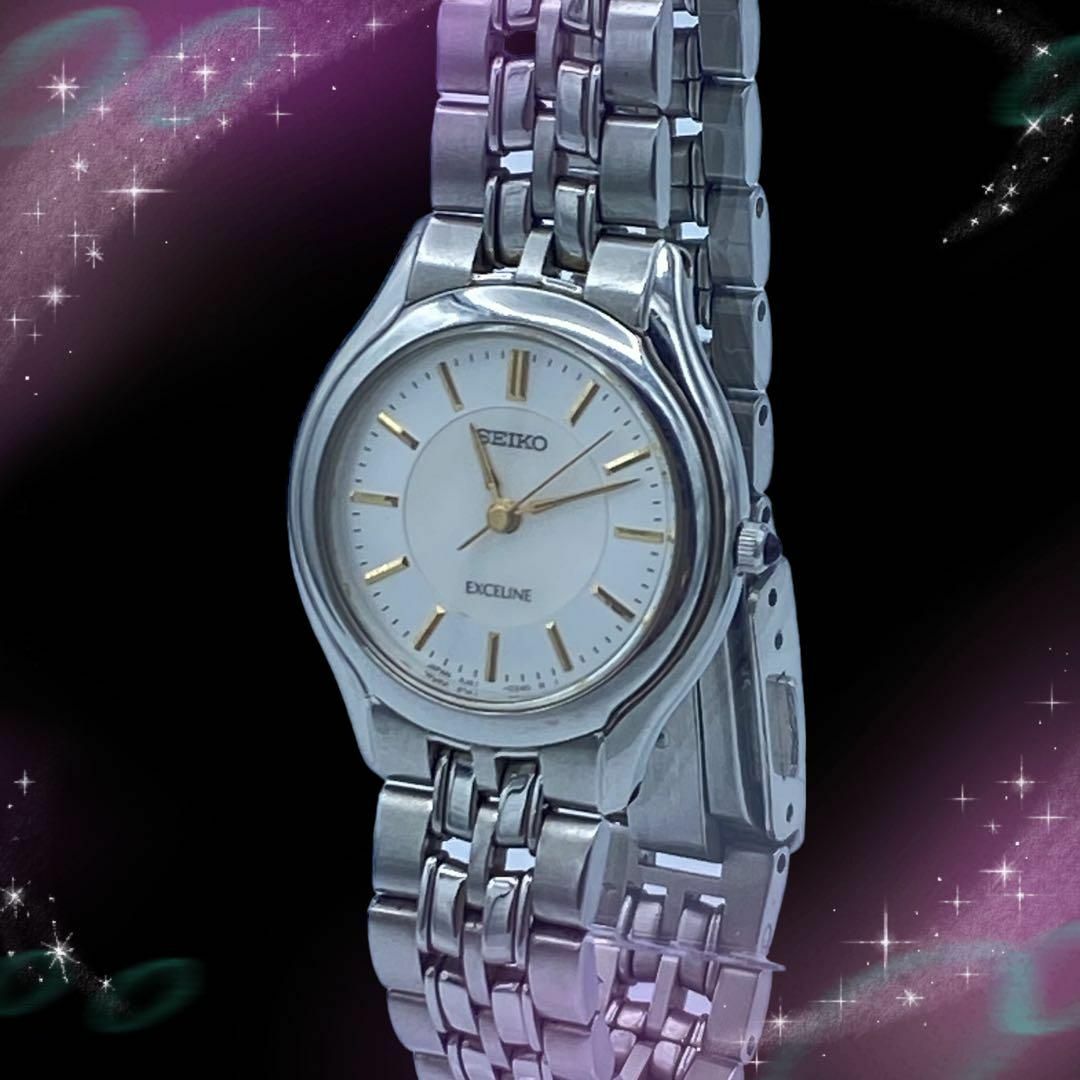 SEIKO - 《美品 稼動品》 セイコー エクセリーヌ 防水 レディース