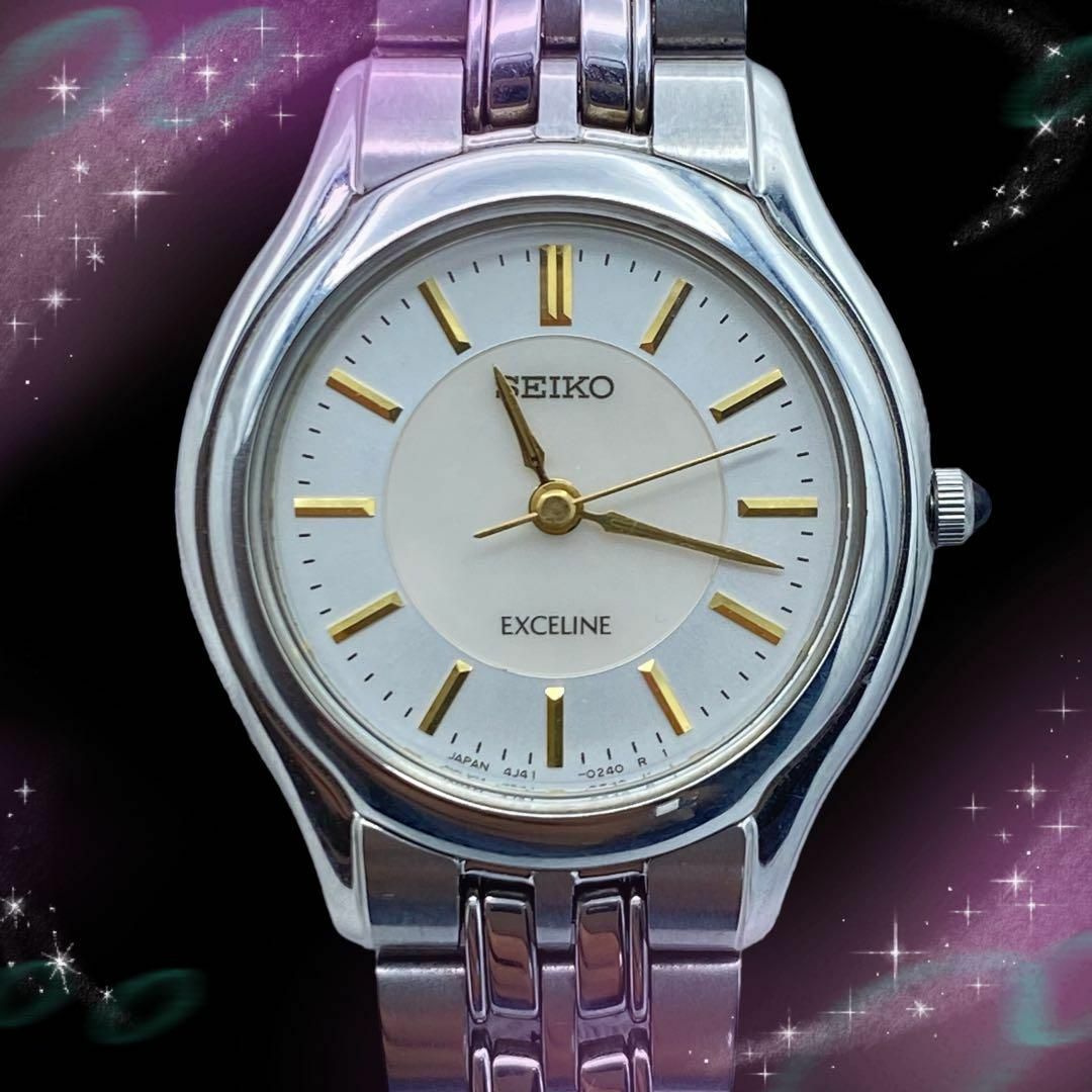 SEIKO - 《美品 稼動品》 セイコー エクセリーヌ 防水 レディース