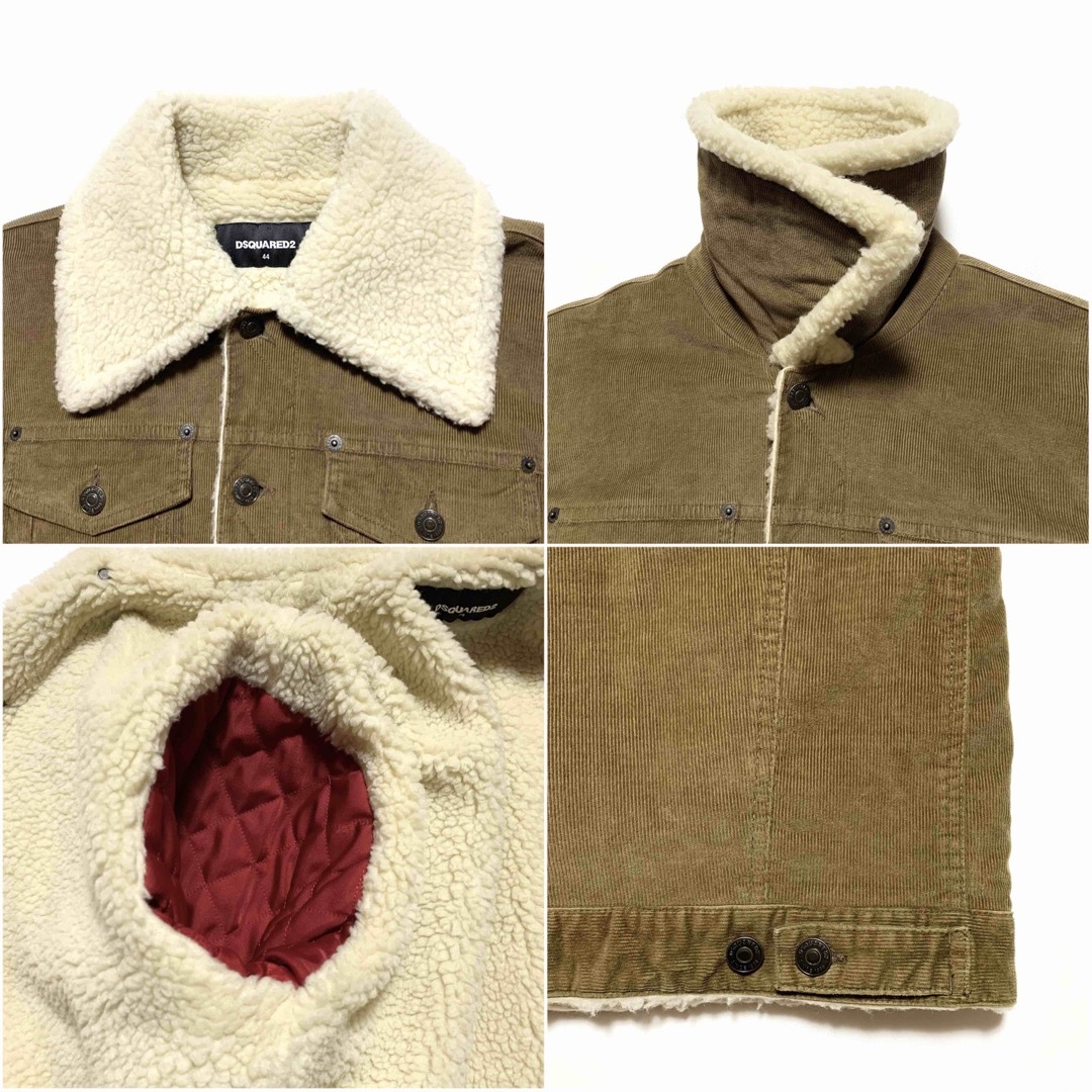 DSQUARED2 - ☆良品 ディースクエアード コーデュロイ ボア ジャケット