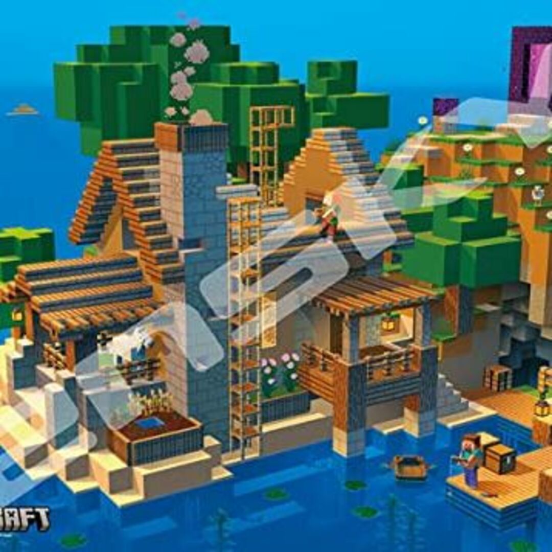 エンスカイ Minecraft Beach Cabin ジグソーパズル 500ピ