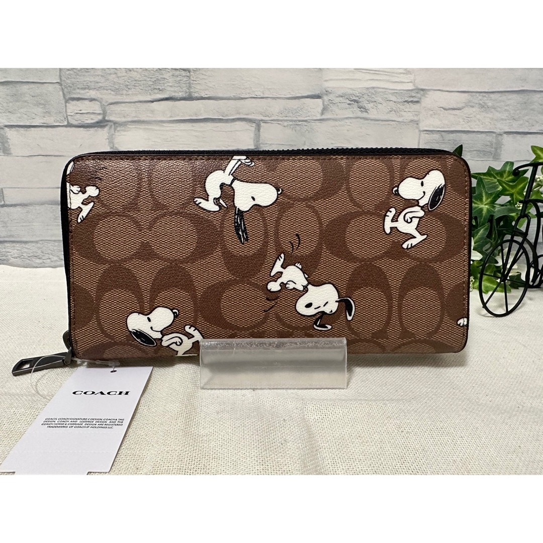 COACH - 新品・未使用COACHスヌーピー長財布SNOOPYシグネチャーの通販 ...