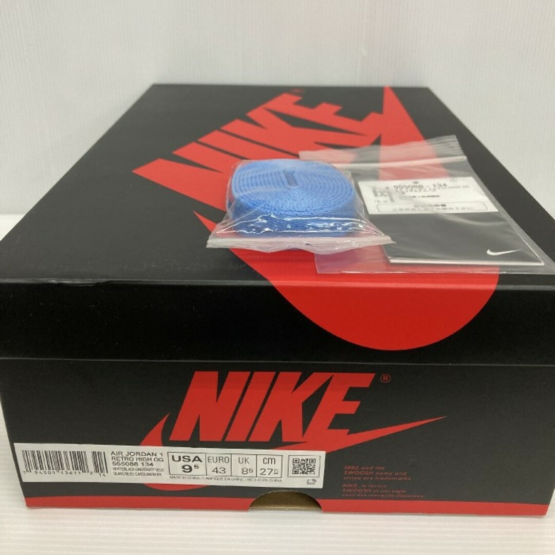 NIKE - ☆ ナイキ エアジョーダン1 ハイ ユニバーシティブルー 27.5cm