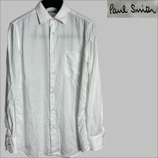 ポールスミス　正規品　ナイロン１００％　長袖シャツ　時計柄　美品