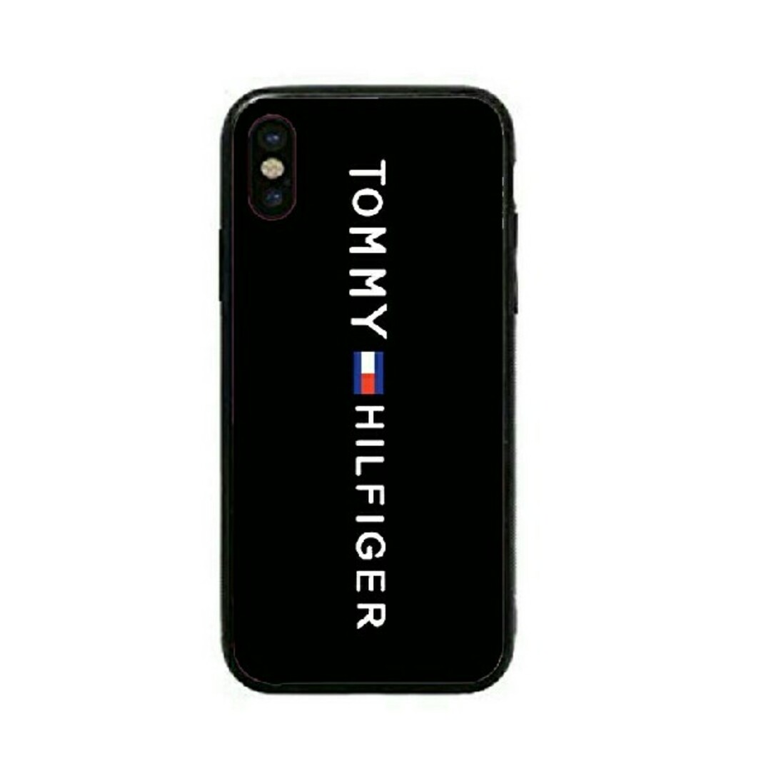 TOMMY HILFIGER(トミーヒルフィガー)のトミーヒルフィガー　ガラスケース　iPhoneケース　 スマホ/家電/カメラのスマホアクセサリー(iPhoneケース)の商品写真