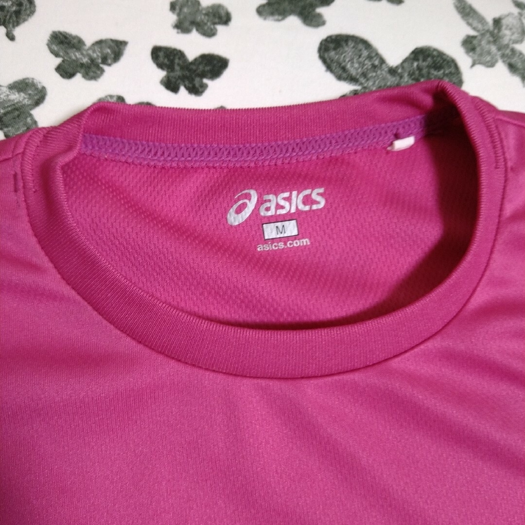 asics(アシックス)の2013 東京マラソン☆アシックス　コラボ　Ｔシャツ　ドライ　Ｍサイズ レディースのトップス(Tシャツ(半袖/袖なし))の商品写真