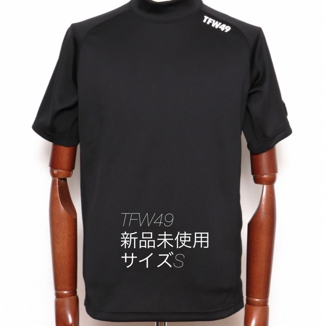 【新品】TFW49  ハイゲージスムースコンパクトニット モックネック Tシャツ