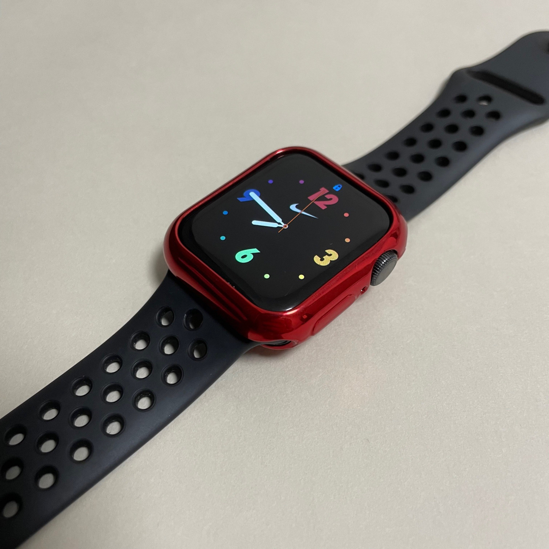 Apple Watch(アップルウォッチ)の【レッド】AppleWatch 本体カバー 38/40/42/44mm メンズの時計(その他)の商品写真