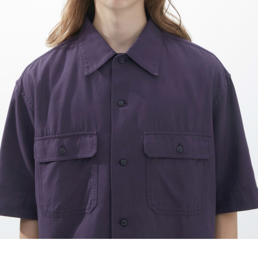 UNIQLO(ユニクロ)のオーバーサイズワークシャツ／UNIQLO U メンズのトップス(シャツ)の商品写真
