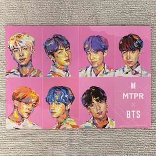 ボウダンショウネンダン(防弾少年団(BTS))のBTS   MTPR×BTS コラボ ポスター (アイドルグッズ)