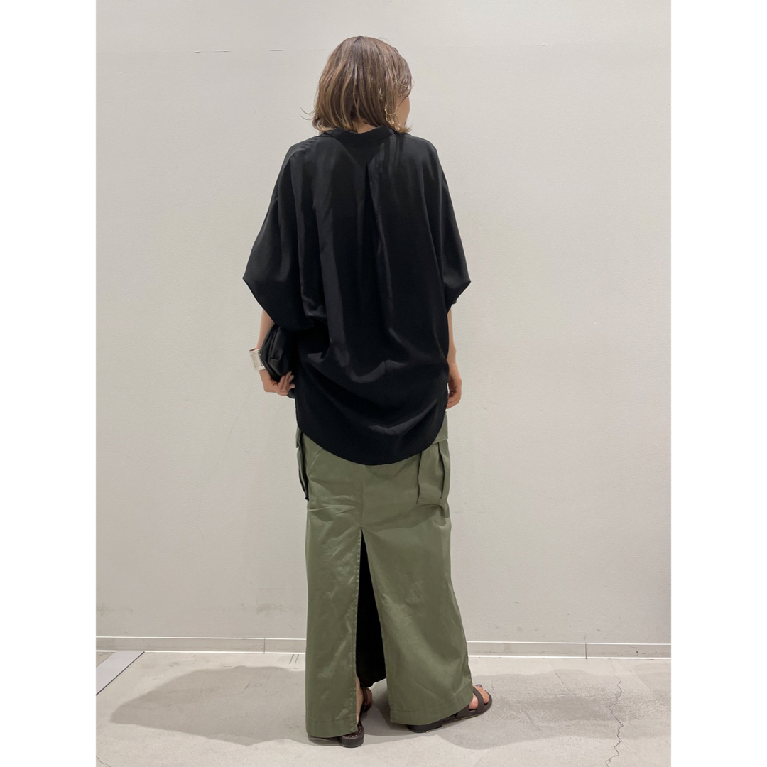 L'Appartement DEUXIEME CLASSE(アパルトモンドゥーズィエムクラス)のL'Appartement CIOTA /シオタCargo Maxi Skirt レディースのスカート(ロングスカート)の商品写真