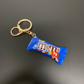 m&m's エム アンド エムズ チョコレート キーホルダー (ブルー)(キーホルダー)