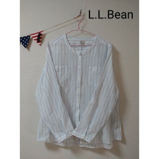 エルエルビーン(L.L.Bean)のL.L.Bean　ノーカラーブラウス　XL(シャツ/ブラウス(長袖/七分))