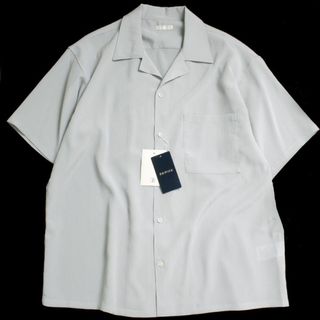 エディフィス(EDIFICE)の新品 EDIFICE CREPE SHIRT オープンカラーシャツ エディフィス(シャツ)