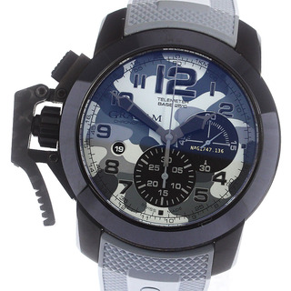 グラハム GRAHAM クロノファイター オーバーサイズ 20VAS.B01A.L50B SS/革ベルト 自動巻き メンズ 腕時計