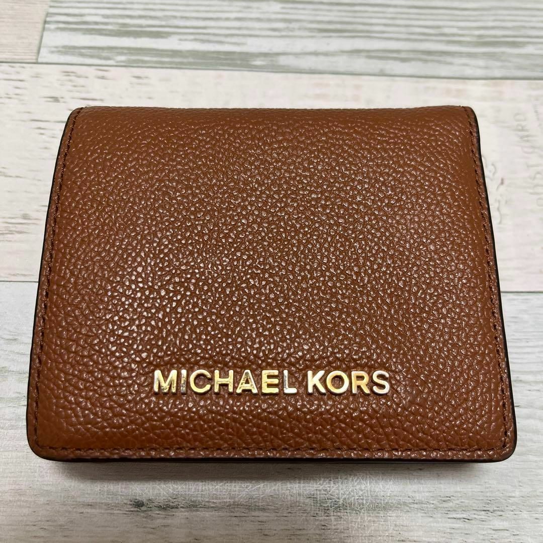 新品 MICHAEL KORS マイケルコース 折り財布 ブラウン