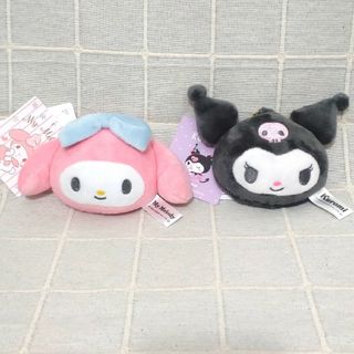 サンリオ(サンリオ)のマイメロ&クロミ ぬいぐるみミラー 新品 タグ付き(キャラクターグッズ)